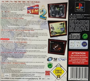 Earthworm Jim 2 - Box - Back (Europe) - 1190x1069
