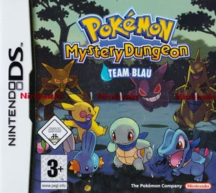 Pokémon Mystery Dungeon: Blue Rescue Team - Box - Front (Germany) - 894x800