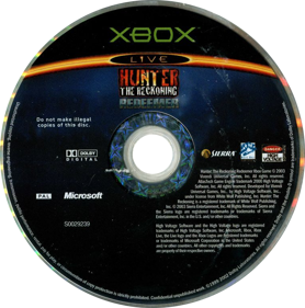Hunter: The Reckoning: Redeemer - Disc (Europe) - 760x768
