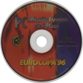 PC Selección Española de Fútbol: Eurocopa '96 - Disc (Spain) - 1415x1417