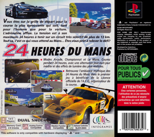 Test Drive: Le Mans - Box - Back (France) - 765x680