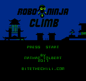Robo-Ninja Climb - Screenshot - Game Title (World) - 256x240