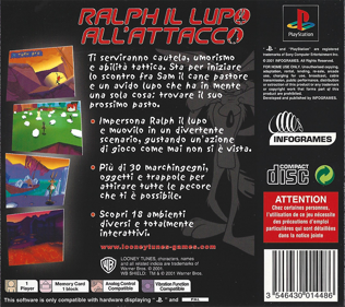Looney Tunes: Sheep Raider - Box - Back (Italy) - 765x680