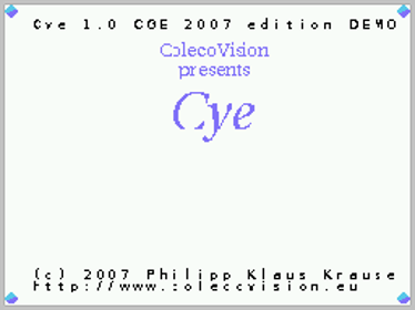 Cye - Screenshot - Game Title (World) - 256x192