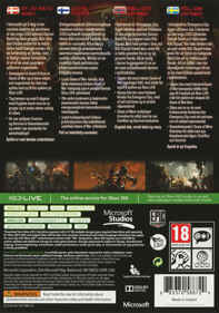 Gears of War: Judgment - Box - Back (Europe) - 6059x8642