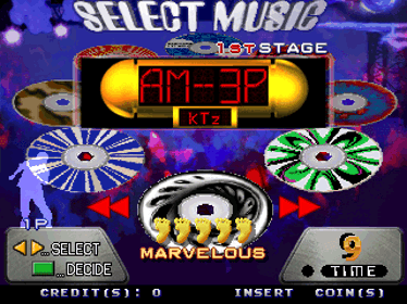 Dance Dance Revolution - Screenshot - Game Select (World) - 320x240