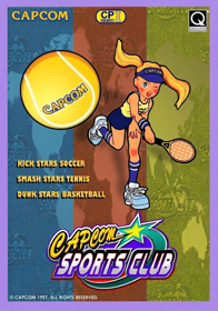 Capcom Sports Club - Fanart - Box - Front (World) - 1681x2400