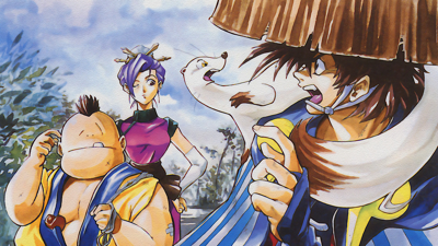 Fushigi no Dungeon: Furai no Shiren GB2: Sabaku no Majou - Fanart - Background (Japan) - 1920x1080
