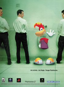Rayman 3: Hoodlum Havoc - Advertisement Flyer - Front (United States) - 1626x2200