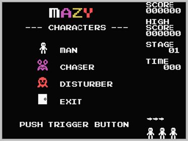 Mazy - Screenshot - Game Title (World) - 256x192