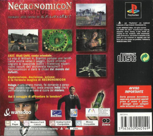 Necronomicon: The Dawning of Darkness - Box - Back (Italy) - 1086x969