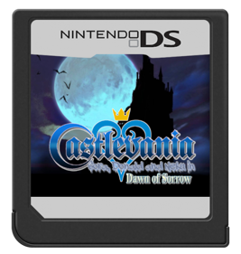 Castlevania: Sora, Donald & Neku in Dawn of Sorrow - Fanart - Cart - Front (World) - 571x600