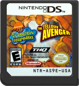 SpongeBob SquarePants: The Yellow Avenger - Cart - Front (North America) - 517x564