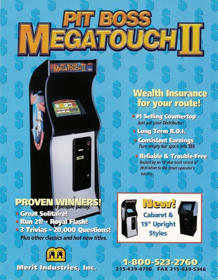 Pit Boss Megatouch II - Fanart - Box - Front (North America) - 896x1152