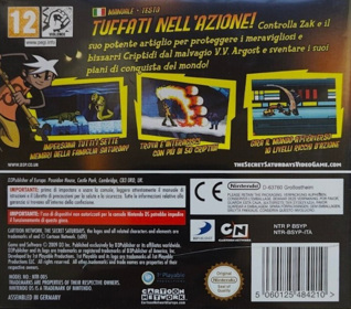 The Secret Saturdays: Beasts of the 5th Sun - Box - Back (Italy) - 731x644