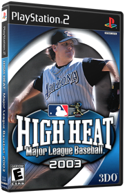 High Heat Major League Baseball 2003 - Box - 3D (North America) - 567x878
