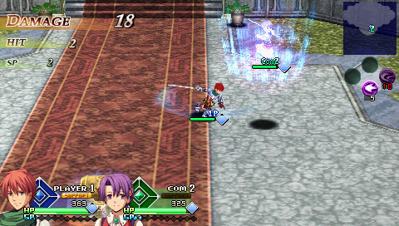 Ys vs. Sora no Kiseki: Alternative Saga - Screenshot - Gameplay (Japan) - 480x272