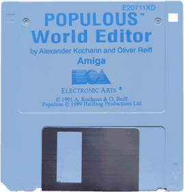 Populous: World Editor  - Disc (Europe) - 851x888