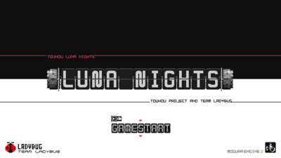 Touhou Luna Nights - Screenshot - Game Title (Japan) - 1280x720