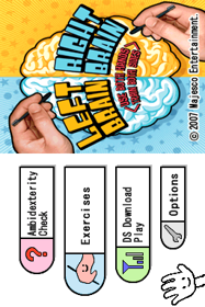 Left Brain Right Brain - Screenshot - Game Title (World) - 256x384