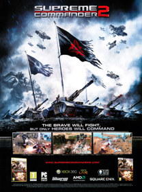 Supreme Commander 2 - Advertisement Flyer - Front (United Kingdom) - 1636x2200