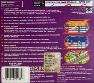 Mega Man: Battle Chip Challenge - Box - Back (Europe) - 1250x1100
