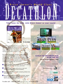 Bruce Jenner's World Class Decathlon - Advertisement Flyer - Front (North America) - 2000x2650