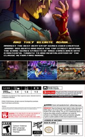 Streets of Rage 4 - Fanart - Box - Back (North America) - 410x663