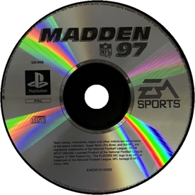 Madden NFL 97 - Disc (Europe) - 600x600