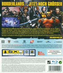 Borderlands 2: Add-On Content Pack - Box - Back (Germany) - 600x698