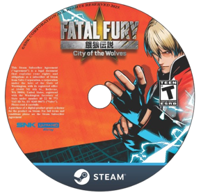 Fatal Fury: City of the Wolves - Fanart - Disc (North America) - 507x492