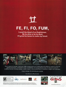 Nightmare Creatures II - Advertisement Flyer - Front (United States) - 1680x2200