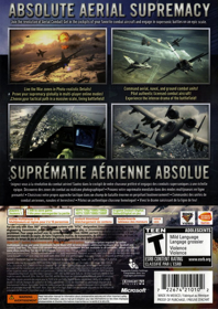 Ace Combat 6: Fires of Liberation - Box - Back (North America) - 760x1075