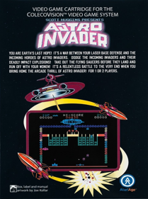 Astro Invader - Box - Back (World) - 884x1187
