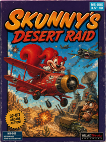 Skunny's Desert Raid - Fanart - Box - Front (World) - 1086x1448