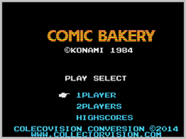 Comic Bakery - Screenshot - Game Select (World) - 256x192