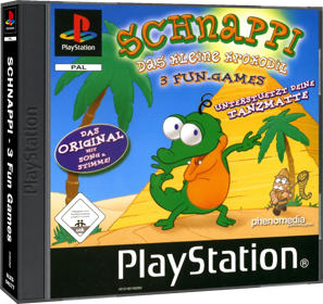 Schnappi: Das kleine Krokodil: 3 Fun-Games - Box - 3D (Germany) - 1409x1330