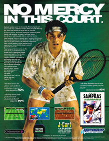 Pete Sampras Tennis - Advertisement Flyer - Front (United Kingdom) - 2514x3240