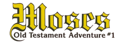 Moses: Old Testament Adventure #1 - Clear Logo (North America) - 691x249