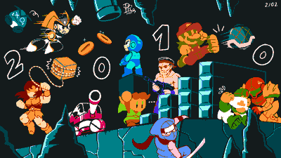 Super Mario Bros. Crossover - Fanart - Background (World) - 2160x1215