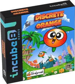 Discrete Orange - Box - 3D (World) - 745x826