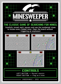 Minesweeper - Box - Back (World) - 1100x1500
