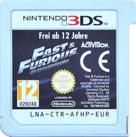 Fast & Furious: Showdown - Cart - Front (Europe) - 493x496