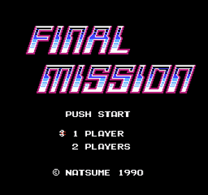 S.C.A.T.: Special Cybernetic Attack Team - Screenshot - Game Title (Japan) - 256x240