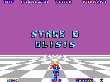 Space Harrier - Screenshot - Gameplay (World) - 512x384