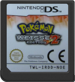 Pokémon White Version 2 - Cart - Front (Germany) - 517x564