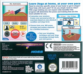 Quick Yoga Training: Learn in Minutes a Day - Box - Back (Europe) - 1532x1362