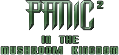 Panic in the Mushroom Kingdom 2 - Clear Logo (World) - 811x378