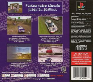 WRC: FIA World Rally Championship Arcade - Box - Back (France) - 899x800
