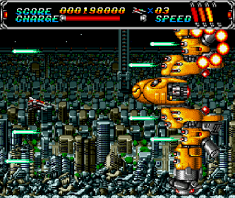 Android Assault: The Revenge of Bari-Arm - Screenshot - Gameplay (World) - 512x432